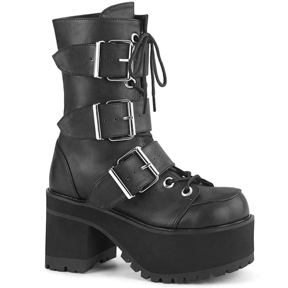 🖤DEMONIA🖤Ranger Platform Buckle Boots